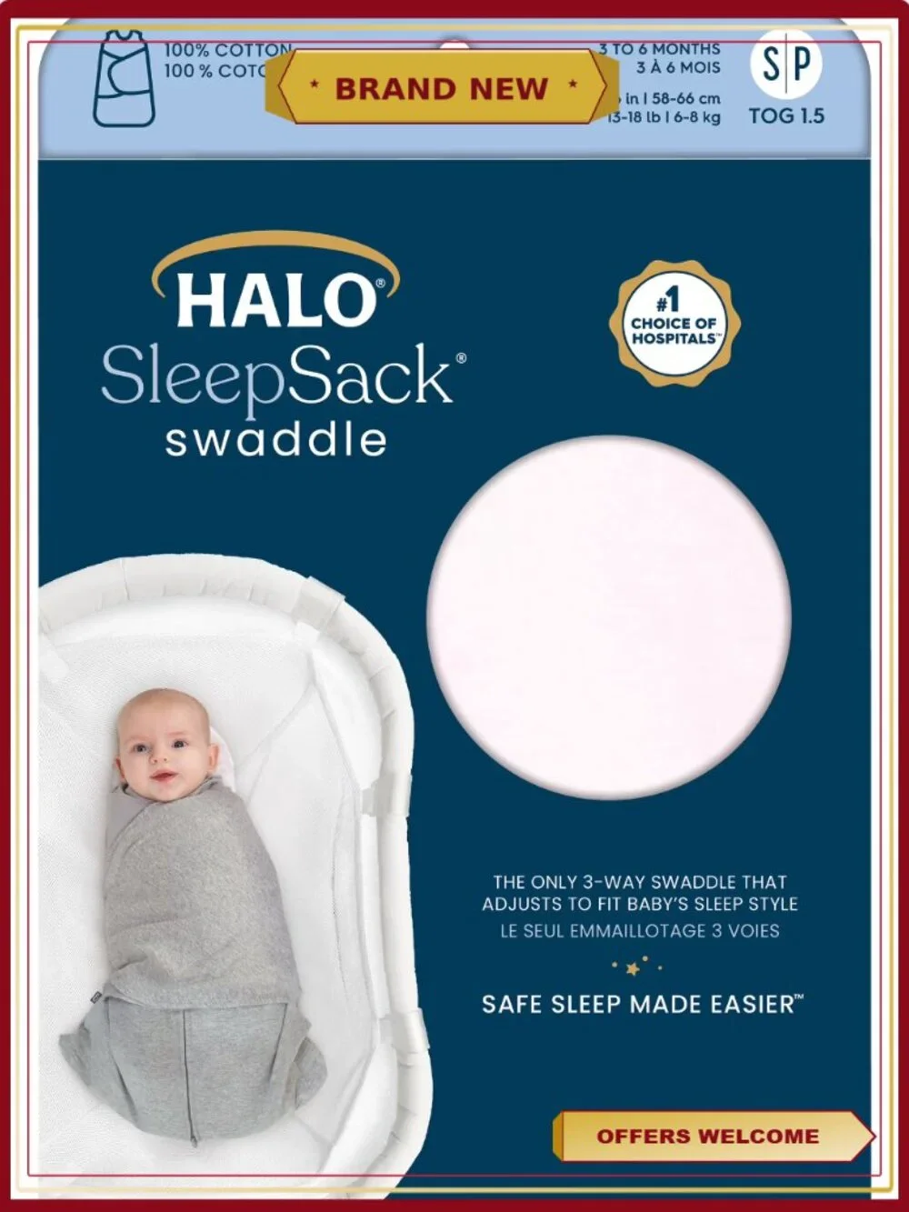 N/A cotton sleepsack